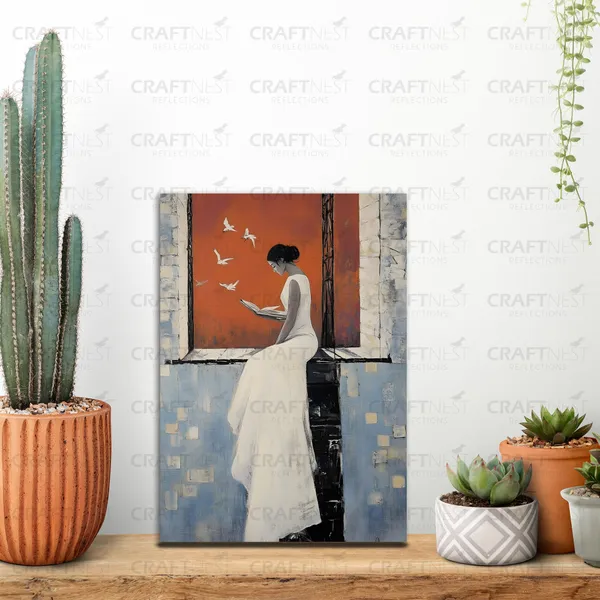Craftnest_Reflections_Aesthetic_Look_Wall_Decor_Frame_Engineered_Wood_Canvas_Print_Easy_To_Clean_Frame_Ready_To_Hang_Painting_For_Home_Living_Room_Gaming_Room_Without_Front_Mirror