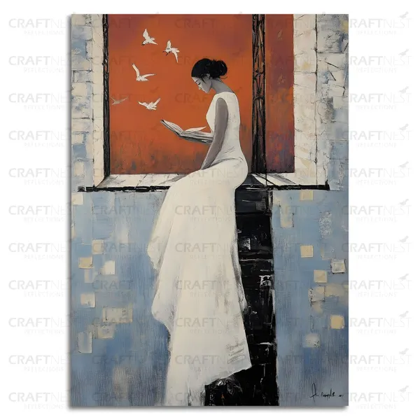 Craftnest_Reflections_Aesthetic_Look_Wall_Decor_Frame_Engineered_Wood_Canvas_Print_Easy_To_Clean_Frame_Ready_To_Hang_Painting_For_Home_Living_Room_Gaming_Room_Without_Front_Mirror