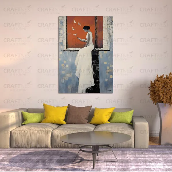 Craftnest_Reflections_Aesthetic_Look_Wall_Decor_Frame_Engineered_Wood_Canvas_Print_Easy_To_Clean_Frame_Ready_To_Hang_Painting_For_Home_Living_Room_Gaming_Room_Without_Front_Mirror