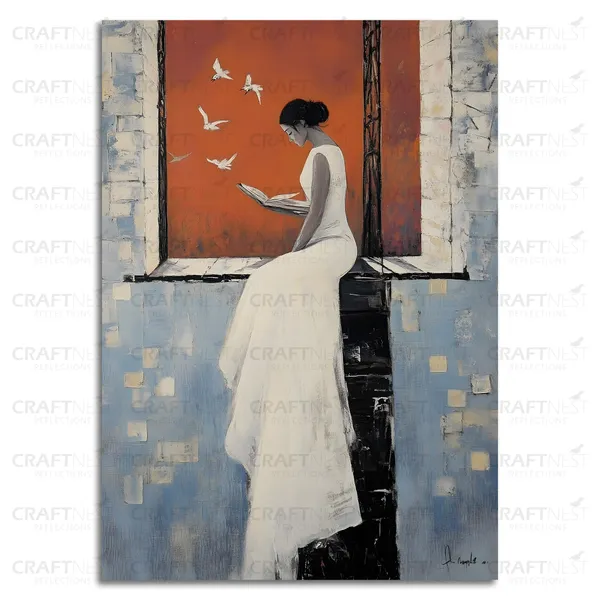 Craftnest_Reflections_Aesthetic_Look_Wall_Decor_Frame_Engineered_Wood_Canvas_Print_Easy_To_Clean_Frame_Ready_To_Hang_Painting_For_Home_Living_Room_Gaming_Room_Without_Front_Mirror