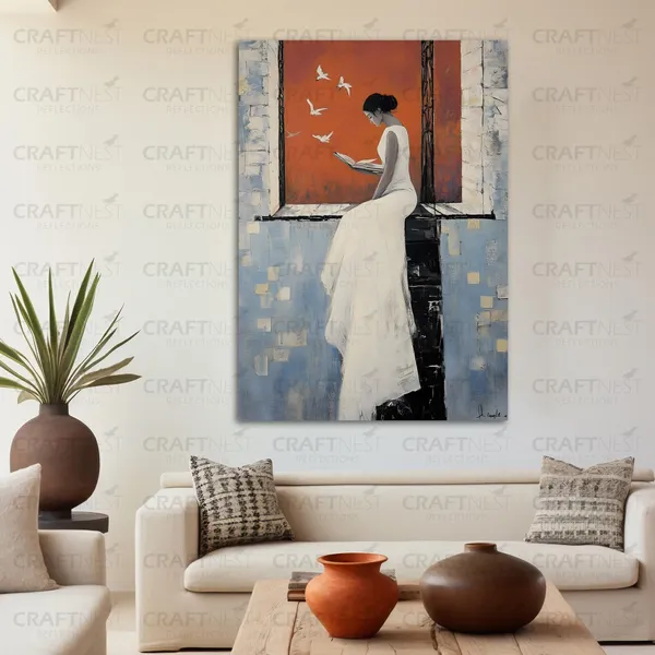 Craftnest_Reflections_Aesthetic_Look_Wall_Decor_Frame_Engineered_Wood_Canvas_Print_Easy_To_Clean_Frame_Ready_To_Hang_Painting_For_Home_Living_Room_Gaming_Room_Without_Front_Mirror