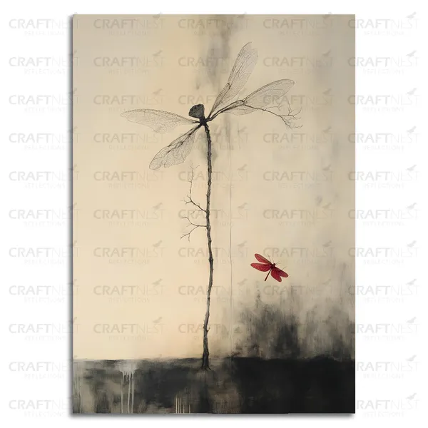Craftnest_Reflections_Aesthetic_Look_Wall_Decor_Frame_Engineered_Wood_Canvas_Print_Easy_To_Clean_Frame_Ready_To_Hang_Painting_For_Home_Living_Room_Gaming_Room_Without_Front_Mirror