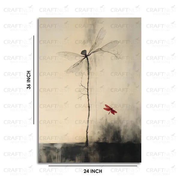 Craftnest_Reflections_Aesthetic_Look_Wall_Decor_Frame_Engineered_Wood_Canvas_Print_Easy_To_Clean_Frame_Ready_To_Hang_Painting_For_Home_Living_Room_Gaming_Room_Without_Front_Mirror