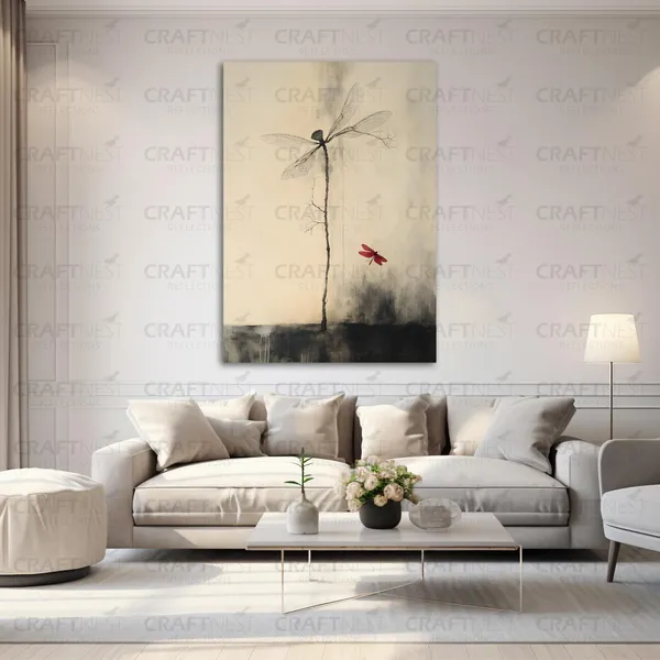 Craftnest_Reflections_Aesthetic_Look_Wall_Decor_Frame_Engineered_Wood_Canvas_Print_Easy_To_Clean_Frame_Ready_To_Hang_Painting_For_Home_Living_Room_Gaming_Room_Without_Front_Mirror