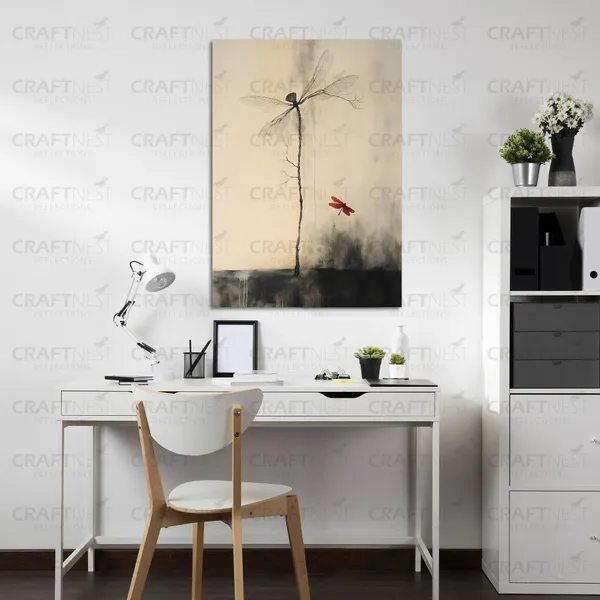 Craftnest_Reflections_Aesthetic_Look_Wall_Decor_Frame_Engineered_Wood_Canvas_Print_Easy_To_Clean_Frame_Ready_To_Hang_Painting_For_Home_Living_Room_Gaming_Room_Without_Front_Mirror