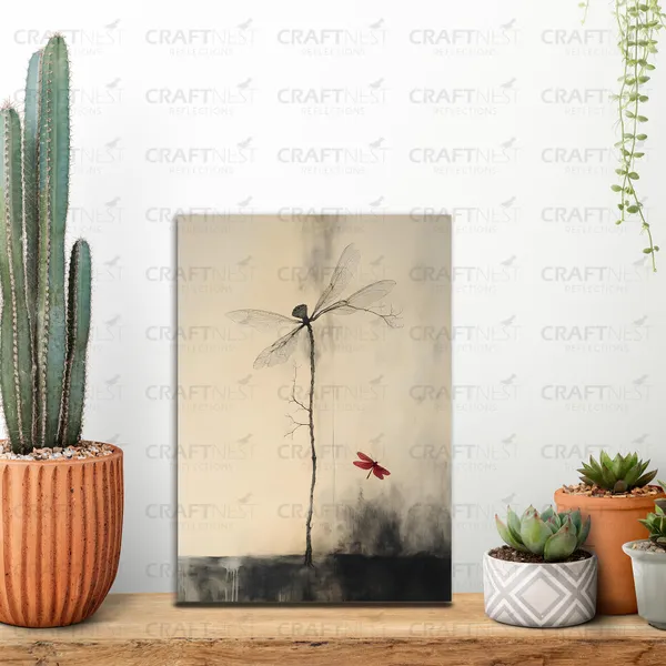 Craftnest_Reflections_Aesthetic_Look_Wall_Decor_Frame_Engineered_Wood_Canvas_Print_Easy_To_Clean_Frame_Ready_To_Hang_Painting_For_Home_Living_Room_Gaming_Room_Without_Front_Mirror