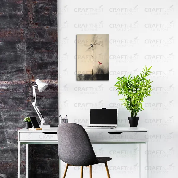 Craftnest_Reflections_Aesthetic_Look_Wall_Decor_Frame_Engineered_Wood_Canvas_Print_Easy_To_Clean_Frame_Ready_To_Hang_Painting_For_Home_Living_Room_Gaming_Room_Without_Front_Mirror