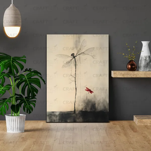 Craftnest_Reflections_Aesthetic_Look_Wall_Decor_Frame_Engineered_Wood_Canvas_Print_Easy_To_Clean_Frame_Ready_To_Hang_Painting_For_Home_Living_Room_Gaming_Room_Without_Front_Mirror
