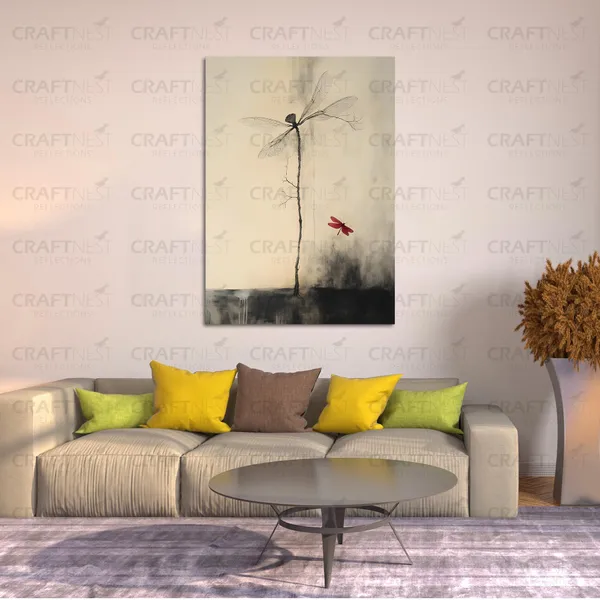 Craftnest_Reflections_Aesthetic_Look_Wall_Decor_Frame_Engineered_Wood_Canvas_Print_Easy_To_Clean_Frame_Ready_To_Hang_Painting_For_Home_Living_Room_Gaming_Room_Without_Front_Mirror