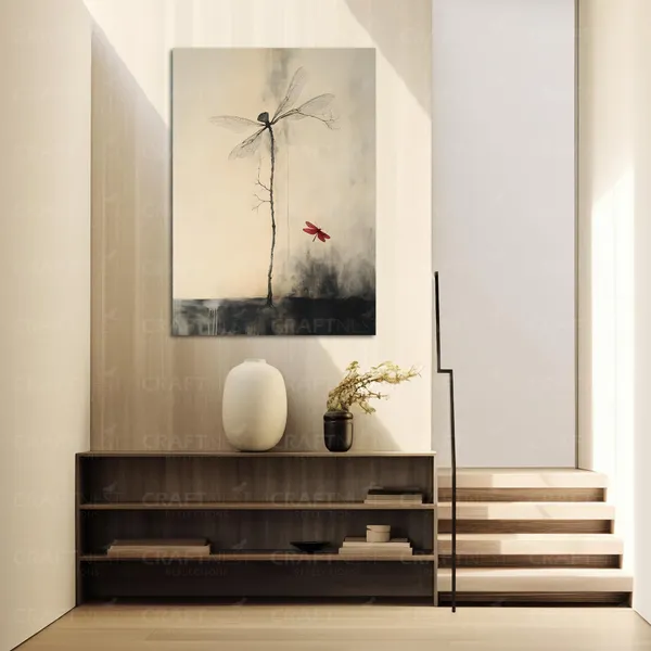 Craftnest_Reflections_Aesthetic_Look_Wall_Decor_Frame_Engineered_Wood_Canvas_Print_Easy_To_Clean_Frame_Ready_To_Hang_Painting_For_Home_Living_Room_Gaming_Room_Without_Front_Mirror