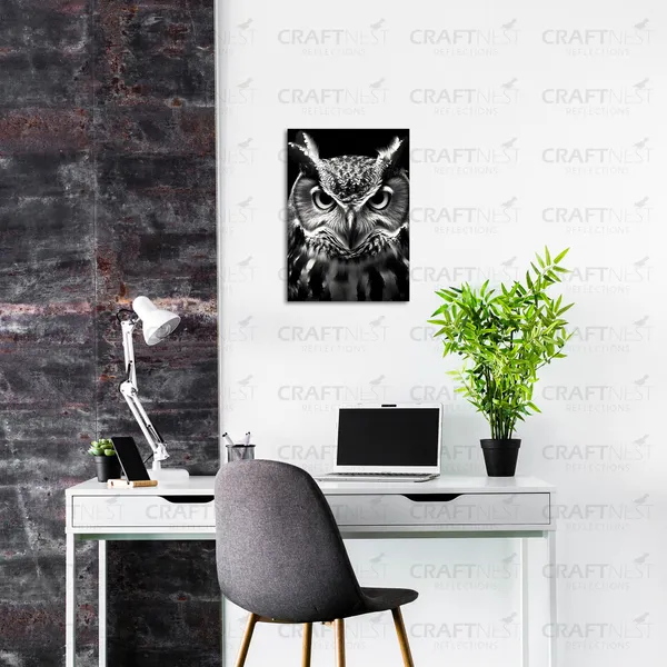 Craftnest_Reflections_Aesthetic_Look_Wall_Decor_Frame_Engineered_Wood_Canvas_Print_Easy_To_Clean_Frame_Ready_To_Hang_Painting_For_Home_Living_Room_Gaming_Room_Without_Front_Mirror