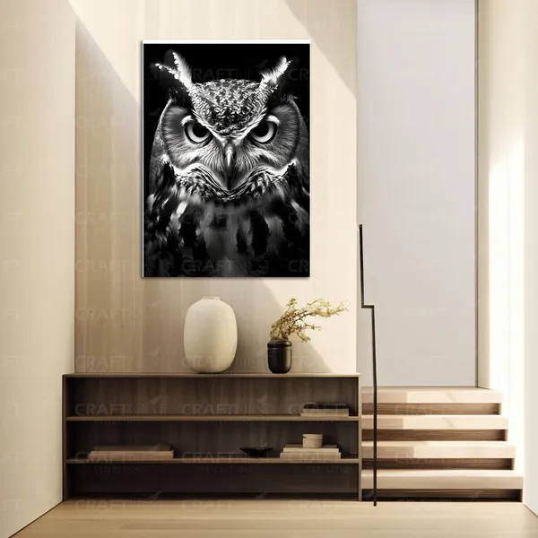 Craftnest_Reflections_Aesthetic_Look_Wall_Decor_Frame_Engineered_Wood_Canvas_Print_Easy_To_Clean_Frame_|_Ready_To_Hang_Painting_For_Home_Living_Room_Gaming_Room_Without_Front_Mirror