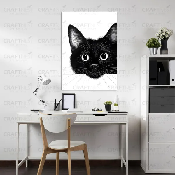 Craftnest_Reflections_Aesthetic_Look_Wall_Decor_Frame_Engineered_Wood_Canvas_Print_Easy_To_Clean_Frame_Ready_To_Hang_Painting_For_Home_Living_Room_Gaming_Room_Without_Front_Mirror
