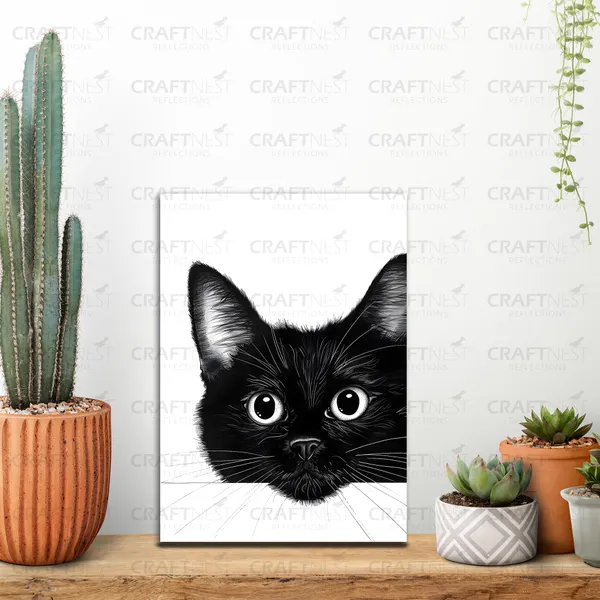 Craftnest_Reflections_Aesthetic_Look_Wall_Decor_Frame_Engineered_Wood_Canvas_Print_Easy_To_Clean_Frame_Ready_To_Hang_Painting_For_Home_Living_Room_Gaming_Room_Without_Front_Mirror
