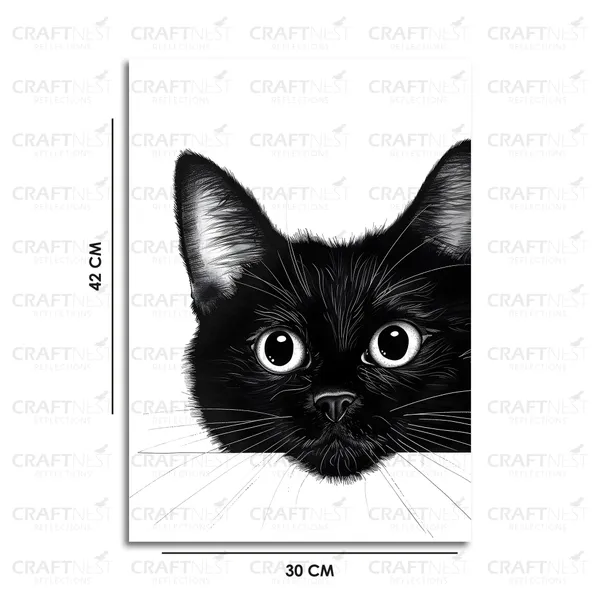 Craftnest_Reflections_Aesthetic_Look_Wall_Decor_Frame_Engineered_Wood_Canvas_Print_Easy_To_Clean_Frame_Ready_To_Hang_Painting_For_Home_Living_Room_Gaming_Room_Without_Front_Mirror