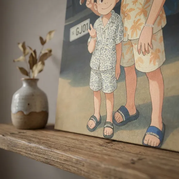 Craftnest_Reflections_A4_Personalized_Ghibli-Inspired_Canvas_Wall_Art_Studio_With_Engineered_Wood_Base,_Art_For_Bedroom,_Living_Room
