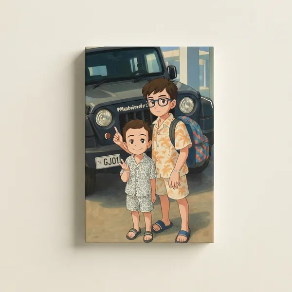 Craftnest_Reflections_A4_Personalized_Ghibli-Inspired_Canvas_Wall_Art_Studio_With_Engineered_Wood_Base,_Art_For_Bedroom,_Living_Room