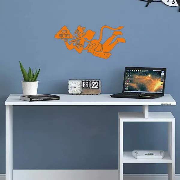 Craftnest_Reflections_Hanuman_Ji_Orange_Wall_Sticker_Jai_Shree_Ram_Flying_Hanuman_Vinyl_Cut_Sticker_For_Home_Office_Car_And_Laptop_Waterproof_Self-Adhesive_Hindu_Religious_Wall_Decor