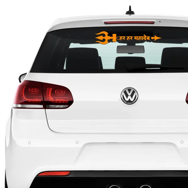 Craftnest_Reflections_Har_Har_Mahadev_Orange_Wall_Sticker_With_Trishul_Waterproof_Vinyl_Religious_Decal_For_Home_Office_Car_And_Temple