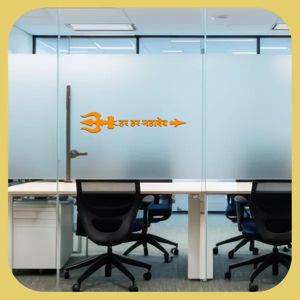 Craftnest_Reflections_Har_Har_Mahadev_Orange_Wall_Sticker_With_Trishul_Waterproof_Vinyl_Religious_Decal_For_Home_Office_Car_And_Temple