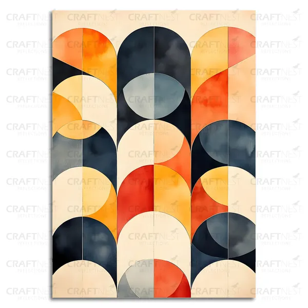 Craftnest_Reflection_Modern_Art_Wall_Hanging_Frame_Painting_For_Living_Room_Large_Size_With_Frames_For_Home_Office_Engineered_Wood_Base_Canvas_Print_Wall_Decor_Bedroom_Gift