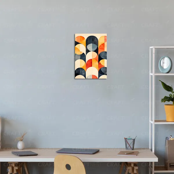 Craftnest_Reflections_Modern_Art_Wall_Hanging_Frame_-_30X20_Cm_Painting_For_Living_Room_Large_Size_With_Frames_For_Home,_Office_|_Engineered_Wood_Base_Canvas_Print_Wall_Decor_A4_Size_|_Bedroom,_Gift
