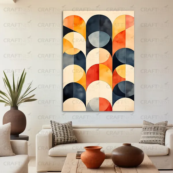 Craftnest_Reflection_Modern_Art_Wall_Hanging_Frame_Painting_For_Living_Room_Large_Size_With_Frames_For_Home_Office_Engineered_Wood_Base_Canvas_Print_Wall_Decor_Bedroom_Gift