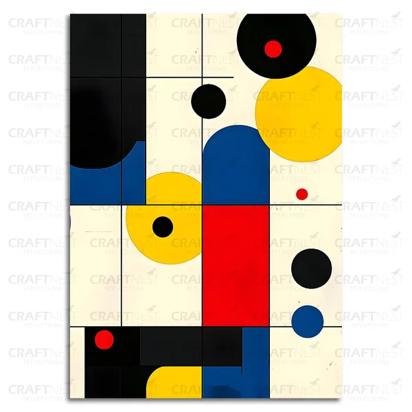 Craftnest_Reflection_Modern_Art_Wall_Hanging_Frame_Painting_For_Living_Room_Large_Size_With_Frames_For_Home_Office_Engineered_Wood_Base_Canvas_Print_Wall_Decor_Bedroom_Gift