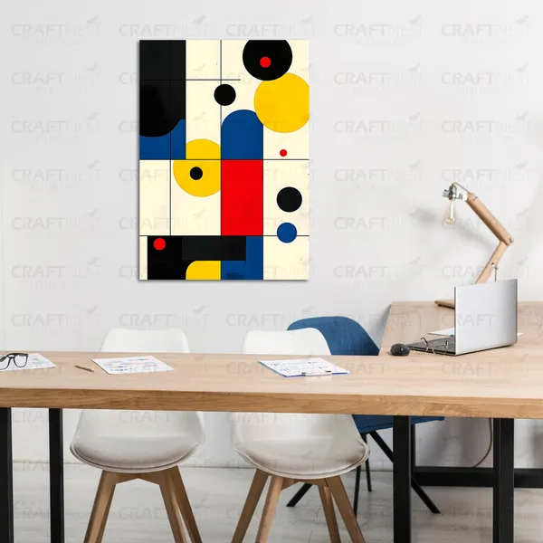 Craftnest_Reflection_Modern_Art_Wall_Hanging_Frame_Painting_For_Living_Room_Large_Size_With_Frames_For_Home_Office_Engineered_Wood_Base_Canvas_Print_Wall_Decor_Bedroom_Gift