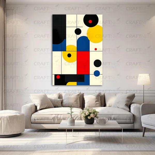 Craftnest_Reflection_Modern_Art_Wall_Hanging_Frame_Painting_For_Living_Room_Large_Size_With_Frames_For_Home_Office_Engineered_Wood_Base_Canvas_Print_Wall_Decor_Bedroom_Gift