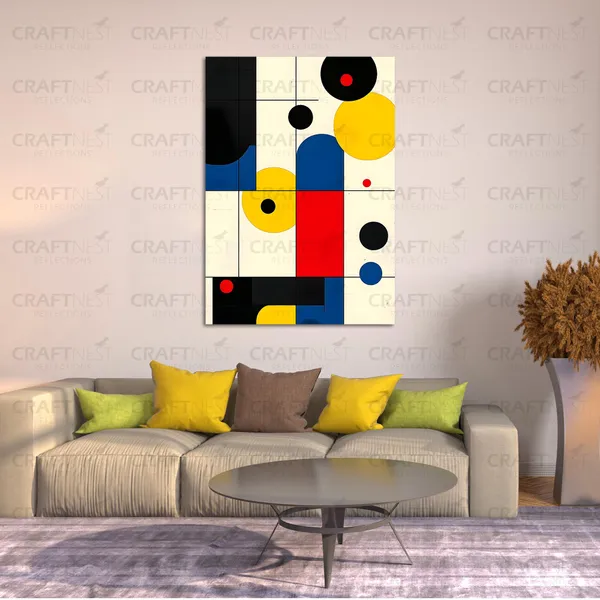 Craftnest_Reflection_Modern_Art_Wall_Hanging_Frame_Painting_For_Living_Room_Large_Size_With_Frames_For_Home_Office_Engineered_Wood_Base_Canvas_Print_Wall_Decor_Bedroom_Gift