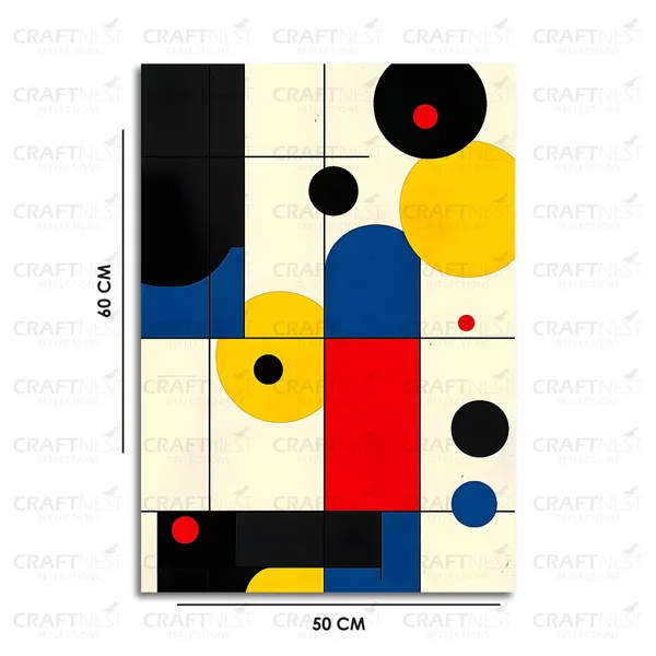 Craftnest_Reflection_Modern_Art_Wall_Hanging_Frame_Painting_For_Living_Room_Large_Size_With_Frames_For_Home_Office_Engineered_Wood_Base_Canvas_Print_Wall_Decor_Bedroom_Gift
