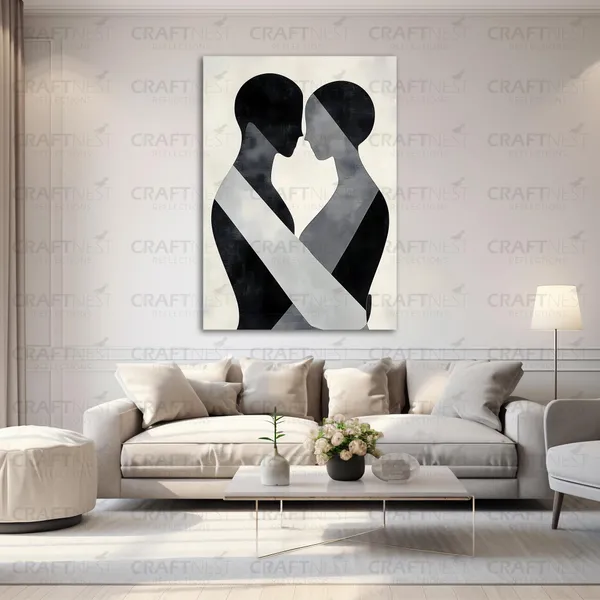 Craftnest_Reflection_Modern_Art_Wall_Hanging_Frame_Painting_For_Living_Room_Large_Size_With_Frames_For_Home_Office_Engineered_Wood_Base_Canvas_Print_Wall_Decor_Bedroom_Gift