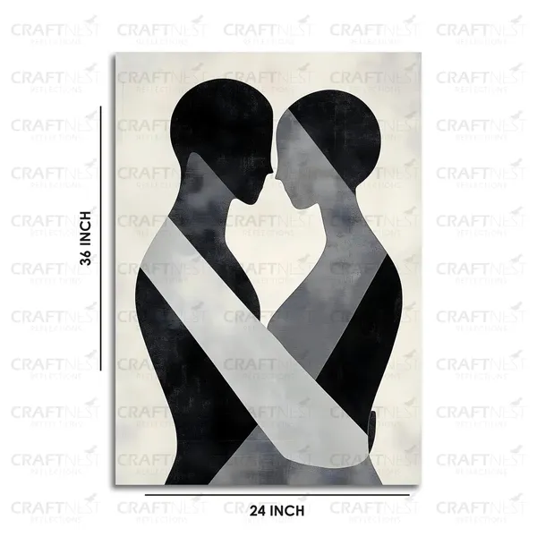 Craftnest_Reflection_Modern_Art_Wall_Hanging_Frame_Painting_For_Living_Room_Large_Size_With_Frames_For_Home_Office_Engineered_Wood_Base_Canvas_Print_Wall_Decor_Bedroom_Gift