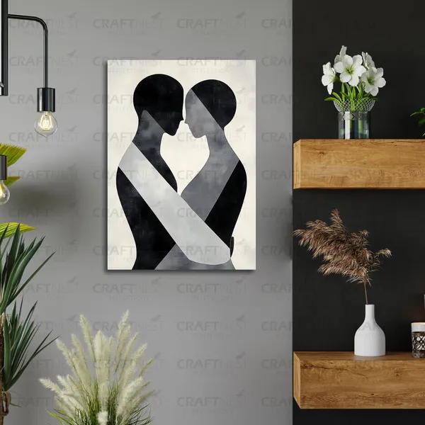 Craftnest_Reflection_Modern_Art_Wall_Hanging_Frame_Painting_For_Living_Room_Large_Size_With_Frames_For_Home_Office_Engineered_Wood_Base_Canvas_Print_Wall_Decor_Bedroom_Gift