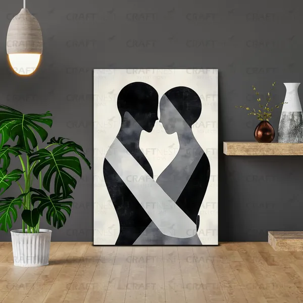 Craftnest_Reflection_Modern_Art_Wall_Hanging_Frame_Painting_For_Living_Room_Large_Size_With_Frames_For_Home_Office_Engineered_Wood_Base_Canvas_Print_Wall_Decor_Bedroom_Gift