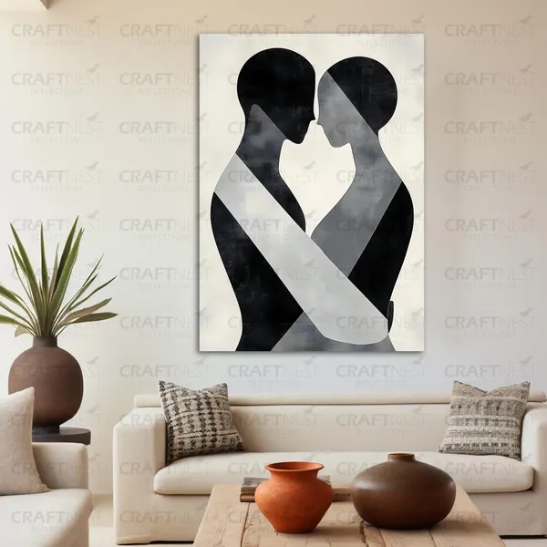 Craftnest_Reflection_Modern_Art_Wall_Hanging_Frame_Painting_For_Living_Room_Large_Size_With_Frames_For_Home_Office_Engineered_Wood_Base_Canvas_Print_Wall_Decor_Bedroom_Gift