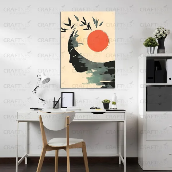 Craftnest_Reflection_Modern_Art_Wall_Hanging_Frame_Painting_For_Living_Room_Large_Size_With_Frames_For_Home_Office_Engineered_Wood_Base_Canvas_Print_Wall_Decor_Bedroom_Gift