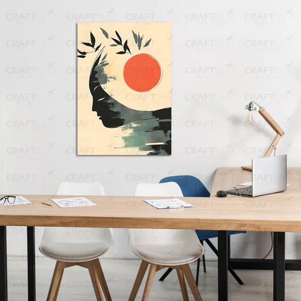 Craftnest_Reflection_Modern_Art_Wall_Hanging_Frame_Painting_For_Living_Room_Large_Size_With_Frames_For_Home_Office_Engineered_Wood_Base_Canvas_Print_Wall_Decor_Bedroom_Gift
