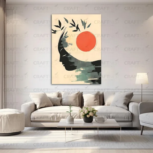 Craftnest_Reflection_Modern_Art_Wall_Hanging_Frame_Painting_For_Living_Room_Large_Size_With_Frames_For_Home_Office_Engineered_Wood_Base_Canvas_Print_Wall_Decor_Bedroom_Gift
