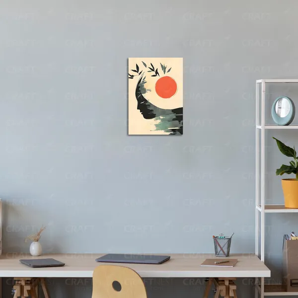 Craftnest_Reflections_Modern_Art_Wall_Hanging_Frame_-_30X20_Cm_Painting_For_Living_Room_Large_Size_With_Frames_For_Home,_Office_|_Engineered_Wood_Base_Canvas_Print_Wall_Decor_A4_Size_|_Bedroom,_Gift