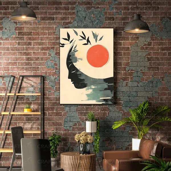 Craftnest_Reflection_Modern_Art_Wall_Hanging_Frame_Painting_For_Living_Room_Large_Size_With_Frames_For_Home_Office_Engineered_Wood_Base_Canvas_Print_Wall_Decor_Bedroom_Gift