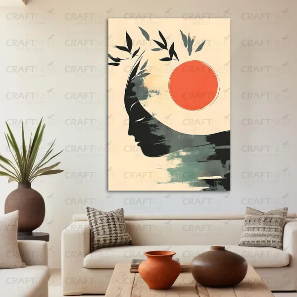 Craftnest_Reflection_Modern_Art_Wall_Hanging_Frame_Painting_For_Living_Room_Large_Size_With_Frames_For_Home_Office_Engineered_Wood_Base_Canvas_Print_Wall_Decor_Bedroom_Gift