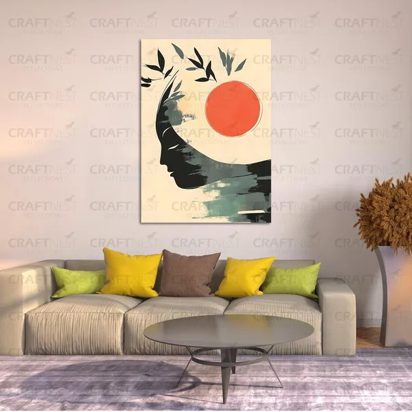 Craftnest_Reflection_Modern_Art_Wall_Hanging_Frame_Painting_For_Living_Room_Large_Size_With_Frames_For_Home_Office_Engineered_Wood_Base_Canvas_Print_Wall_Decor_Bedroom_Gift