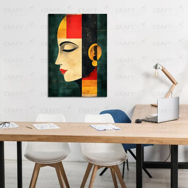 Craftnest_Reflection_Modern_Art_Wall_Hanging_Frame_Painting_For_Living_Room_Large_Size_With_Frames_For_Home_Office_Engineered_Wood_Base_Canvas_Print_Wall_Decor_Bedroom_Gift