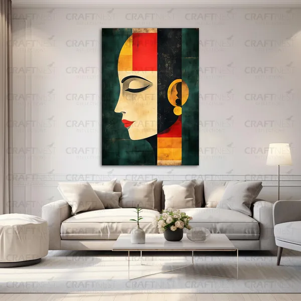 Craftnest_Reflection_Modern_Art_Wall_Hanging_Frame_Painting_For_Living_Room_Large_Size_With_Frames_For_Home_Office_Engineered_Wood_Base_Canvas_Print_Wall_Decor_Bedroom_Gift