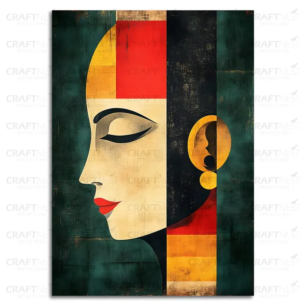 Craftnest_Reflection_Modern_Art_Wall_Hanging_Frame_Painting_For_Living_Room_Large_Size_With_Frames_For_Home_Office_Engineered_Wood_Base_Canvas_Print_Wall_Decor_Bedroom_Gift
