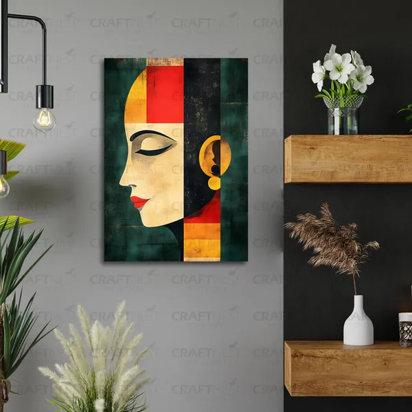 Craftnest_Reflection_Modern_Art_Wall_Hanging_Frame_Painting_For_Living_Room_Large_Size_With_Frames_For_Home_Office_Engineered_Wood_Base_Canvas_Print_Wall_Decor_Bedroom_Gift