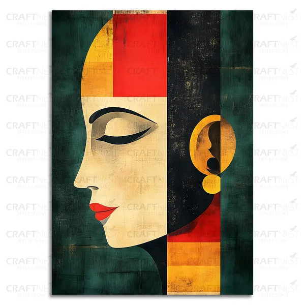 Craftnest_Reflection_Modern_Art_Wall_Hanging_Frame_Painting_For_Living_Room_Large_Size_With_Frames_For_Home_Office_Engineered_Wood_Base_Canvas_Print_Wall_Decor_Bedroom_Gift