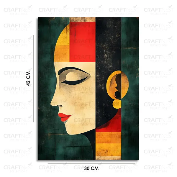 Craftnest_Reflection_Modern_Art_Wall_Hanging_Frame_Painting_For_Living_Room_Large_Size_With_Frames_For_Home_Office_Engineered_Wood_Base_Canvas_Print_Wall_Decor_Bedroom_Gift